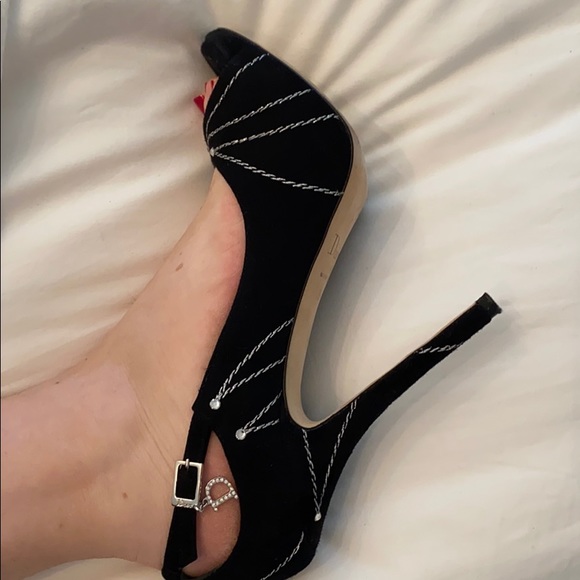 Christian Dior suede & crystal heels size 36.5 - Picture 8 of 8